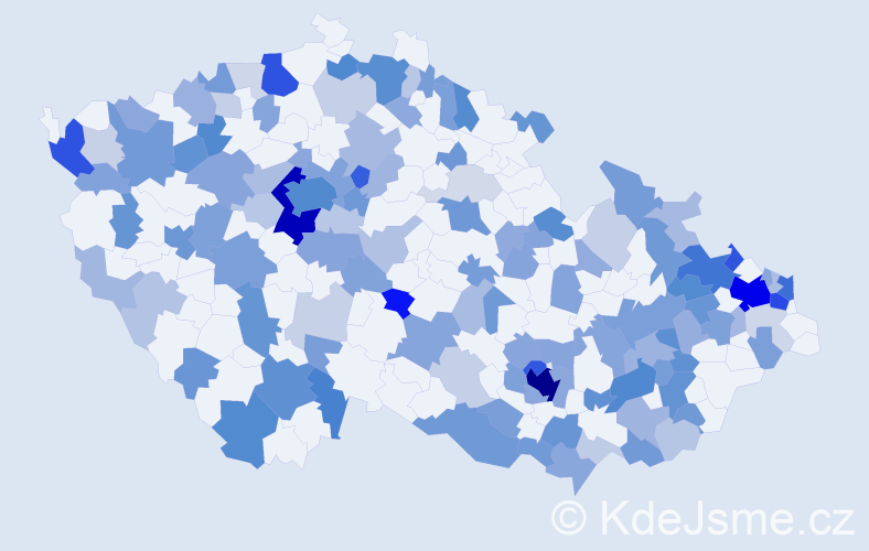 Jméno: 'Isabella', počet výskytů 336 v celé ČR