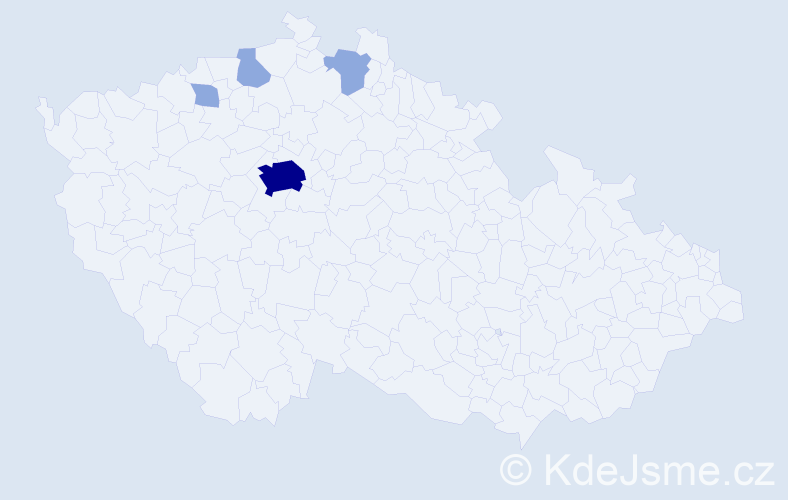 Jméno: 'Nguyen', počet výskytů 8 v celé ČR