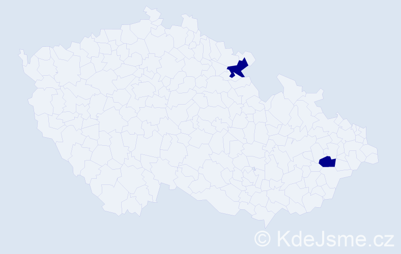 Jméno: 'Tomáš Ernest', počet výskytů 2 v celé ČR