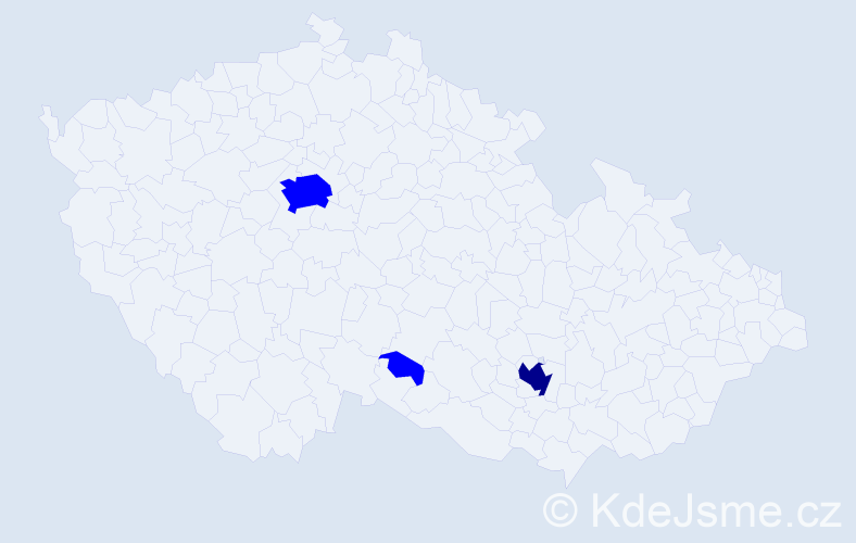 Jméno: 'Catarina', počet výskytů 4 v celé ČR