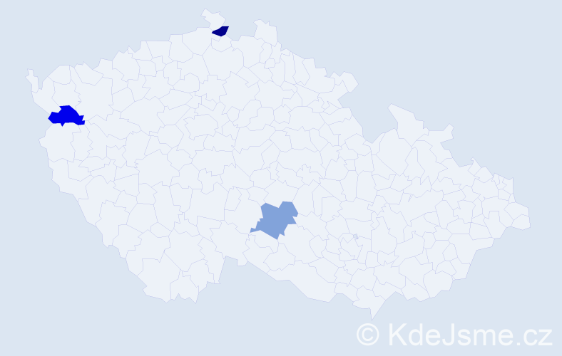 Jméno: 'Danh Khanh', počet výskytů 3 v celé ČR