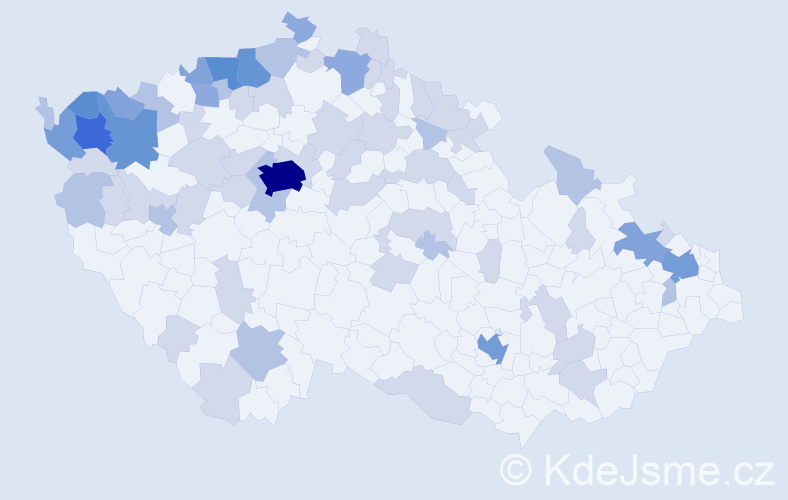 Jméno: 'Marianne', počet výskytů 148 v celé ČR