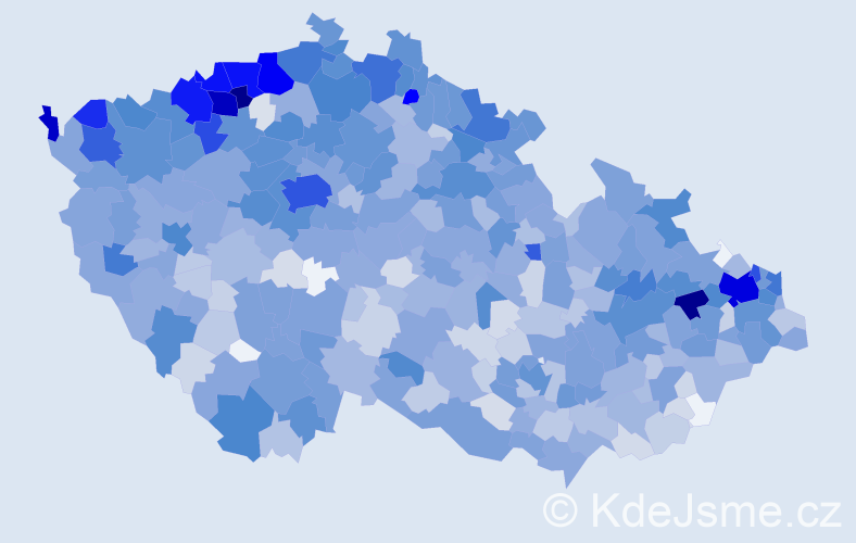 Jméno: 'Nataša', počet výskytů 2549 v celé ČR