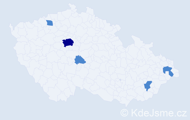 Jméno: 'Oliver Adam', počet výskytů 7 v celé ČR