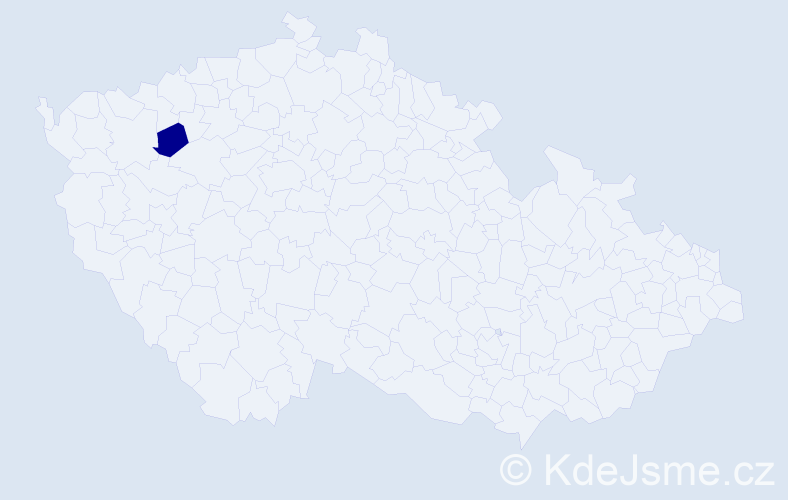 Jméno: 'Iriet', počet výskytů 2 v celé ČR