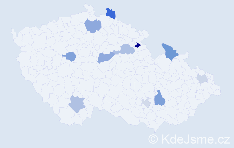 Jméno: 'Lukáš Jiří', počet výskytů 11 v celé ČR