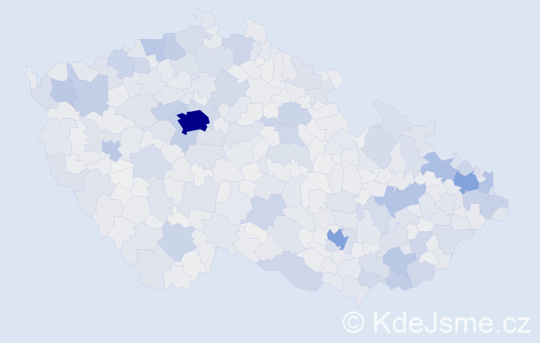Jméno: 'Alžběta', počet výskytů 13042 v celé ČR