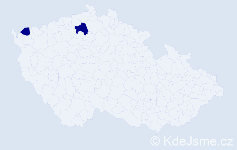 Jméno: 'Melisa Maria', počet výskytů 2 v celé ČR