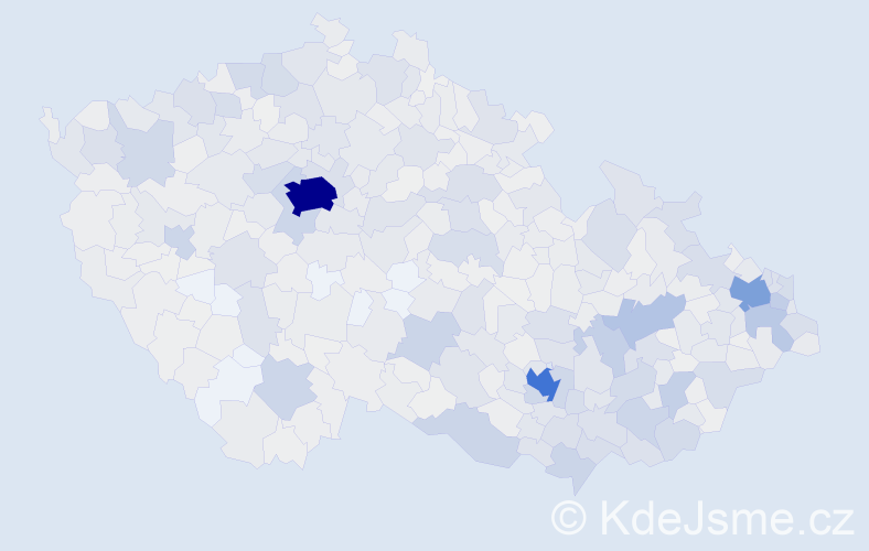 Jméno: 'Tamara', počet výskytů 2422 v celé ČR