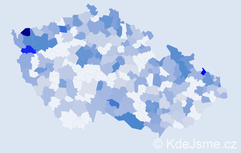 Jméno: 'Elisabeth', počet výskytů 455 v celé ČR