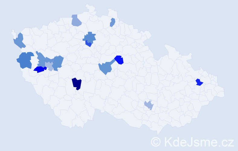 Jméno: 'Van Ninh', počet výskytů 16 v celé ČR