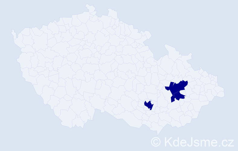Jméno: 'Xuan Ninh', počet výskytů 3 v celé ČR