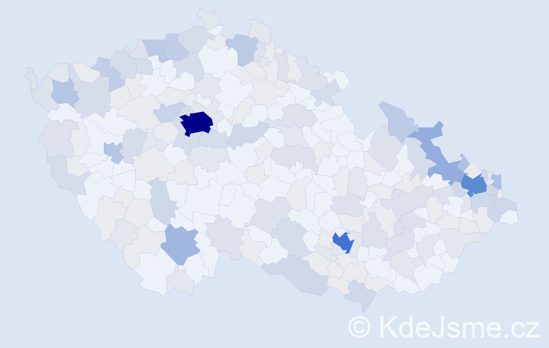 Jméno: 'Andreas', počet výskytů 504 v celé ČR