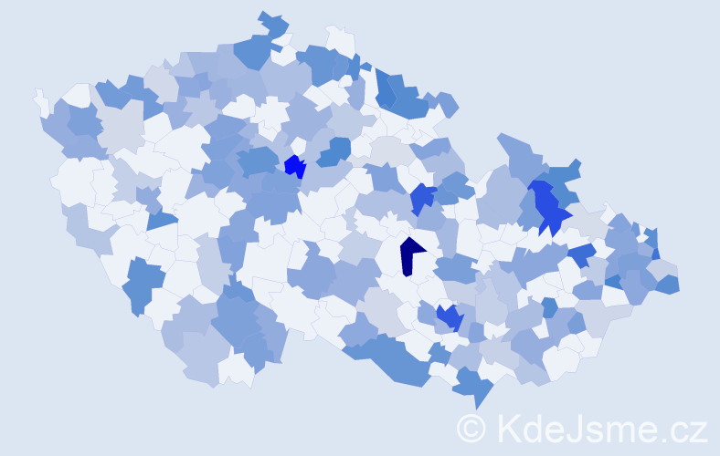 Jméno: 'Lena', počet výskytů 342 v celé ČR