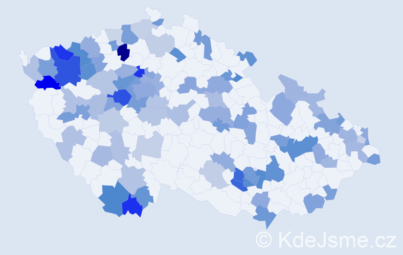 Jméno: 'Dagmara', počet výskytů 183 v celé ČR