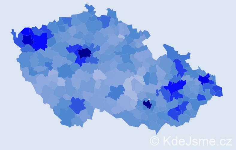 Jméno: 'Robert', počet výskytů 22116 v celé ČR