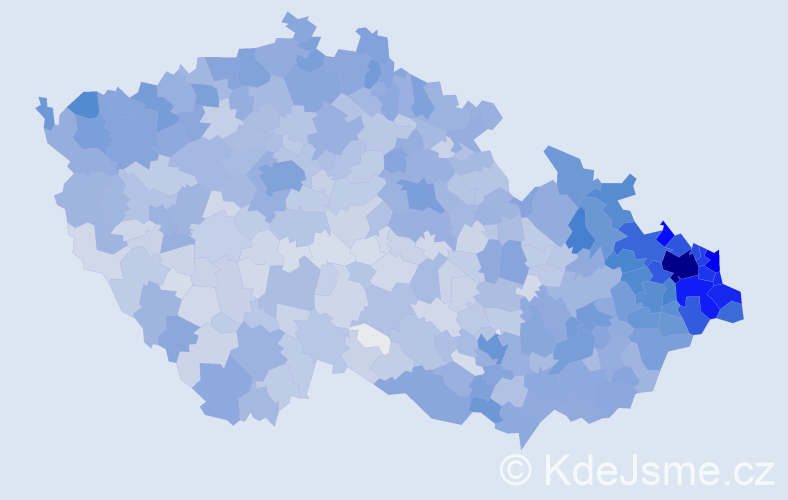 Jméno: 'René', počet výskytů 9413 v celé ČR