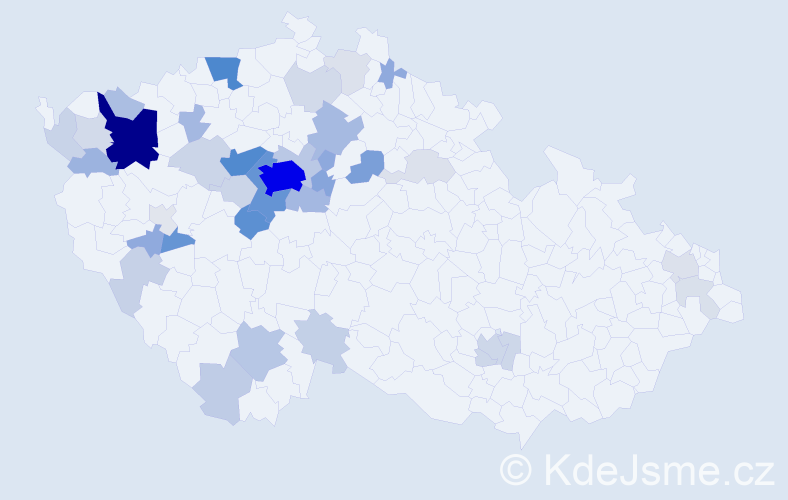 Jméno: 'Ilya', počet výskytů 215 v celé ČR