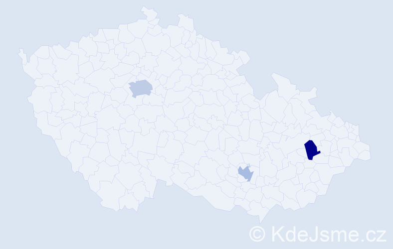 Jméno: 'Josef David', počet výskytů 4 v celé ČR