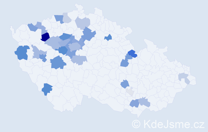 Jméno: 'Serhij', počet výskytů 61 v celé ČR