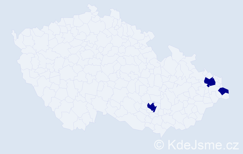 Jméno: 'An Khanh', počet výskytů 3 v celé ČR