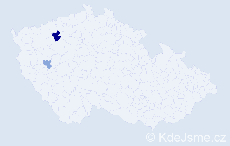 Jméno: 'Yoichiro', počet výskytů 2 v celé ČR