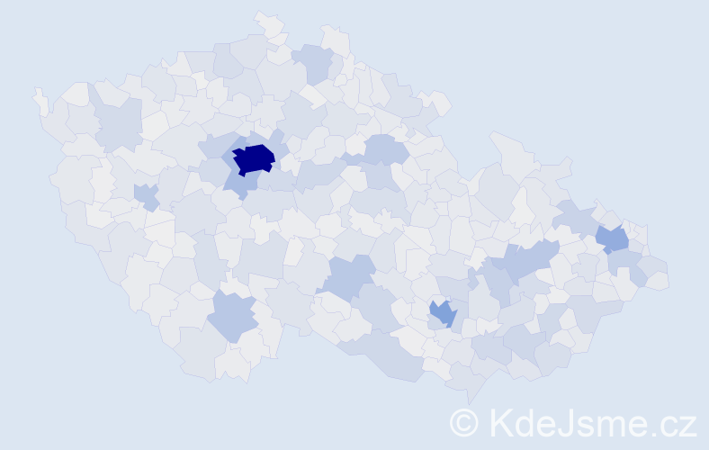 Jméno: 'Šimon', počet výskytů 12744 v celé ČR