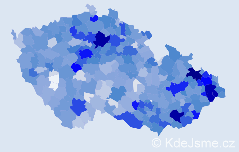 Jméno: 'Přemysl', počet výskytů 5272 v celé ČR