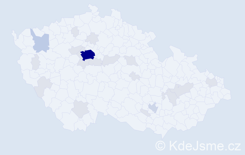 Jméno: 'Vsevolod', počet výskytů 49 v celé ČR