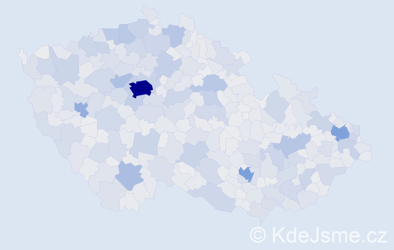 Jméno: 'Jiřina', počet výskytů 63016 v celé ČR