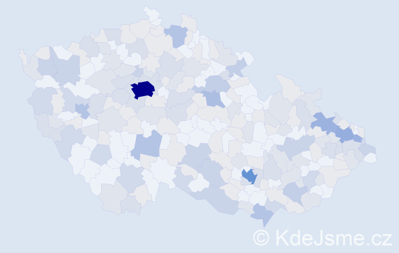 Jméno: 'Lilien', počet výskytů 442 v celé ČR