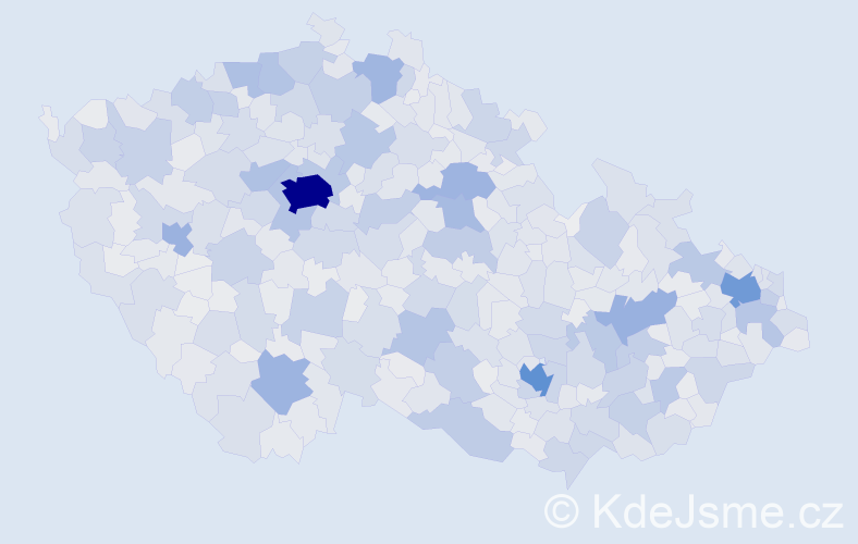 Jméno: 'Lenka', počet výskytů 118763 v celé ČR