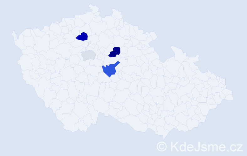 Jméno: 'Marek William', počet výskytů 4 v celé ČR