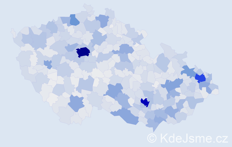 Jméno: 'Sabina', počet výskytů 10137 v celé ČR