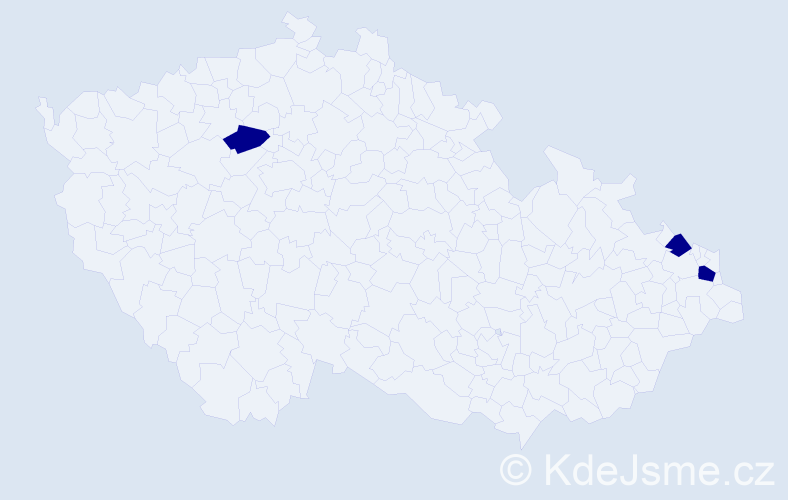 Jméno: 'Engelberta', počet výskytů 3 v celé ČR