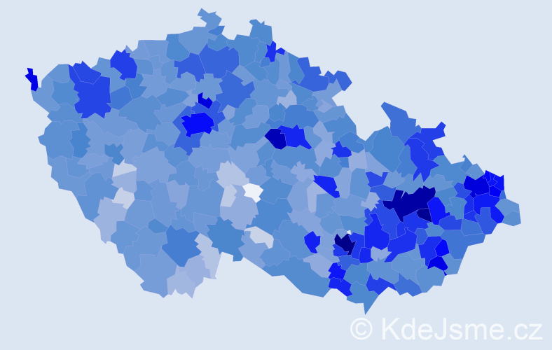 Jméno: 'Elena', počet výskytů 4356 v celé ČR