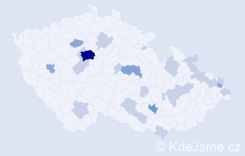 Jméno: 'Salome', počet výskytů 44 v celé ČR