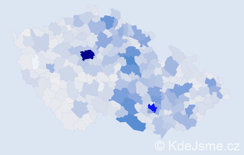 Jméno: 'Leoš', počet výskytů 5807 v celé ČR
