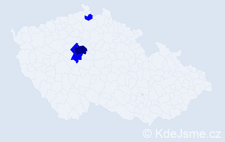 Jméno: 'Dmitro', počet výskytů 4 v celé ČR