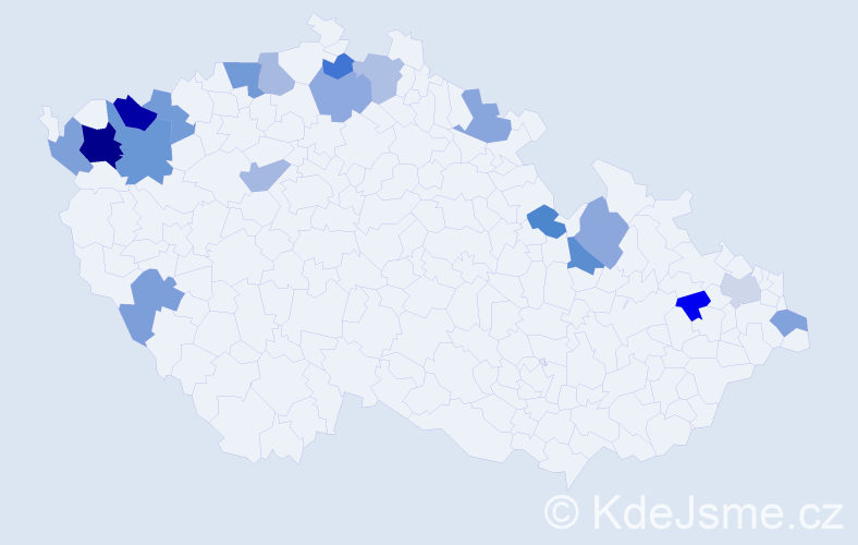 Jméno: 'Helma', počet výskytů 26 v celé ČR