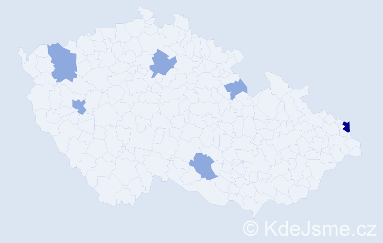 Jméno: 'Dariusz Andrzej', počet výskytů 11 v celé ČR