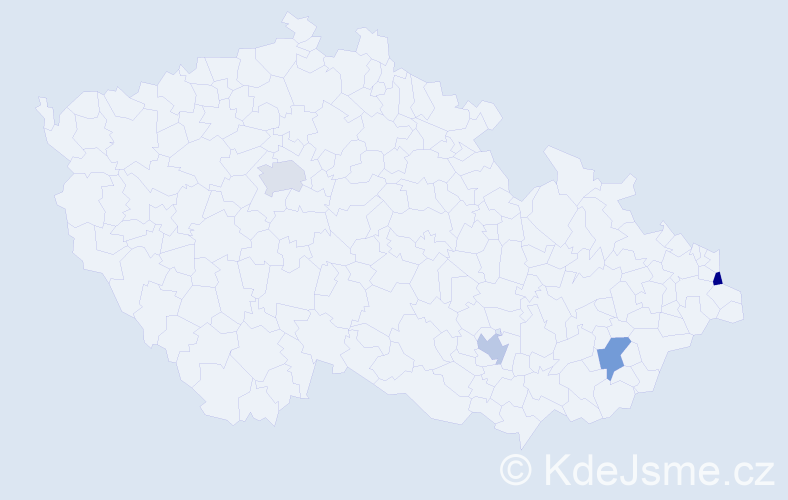 Jméno: 'Adam Gabriel', počet výskytů 4 v celé ČR