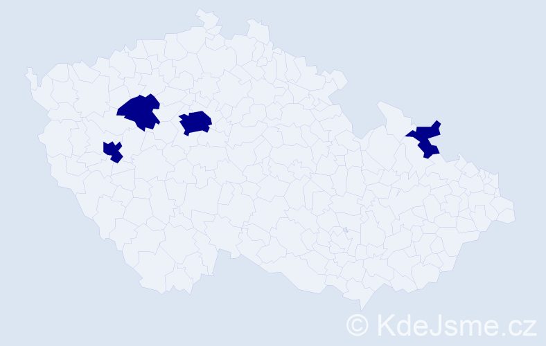 Jméno: 'Tomáš Silvestr', počet výskytů 4 v celé ČR