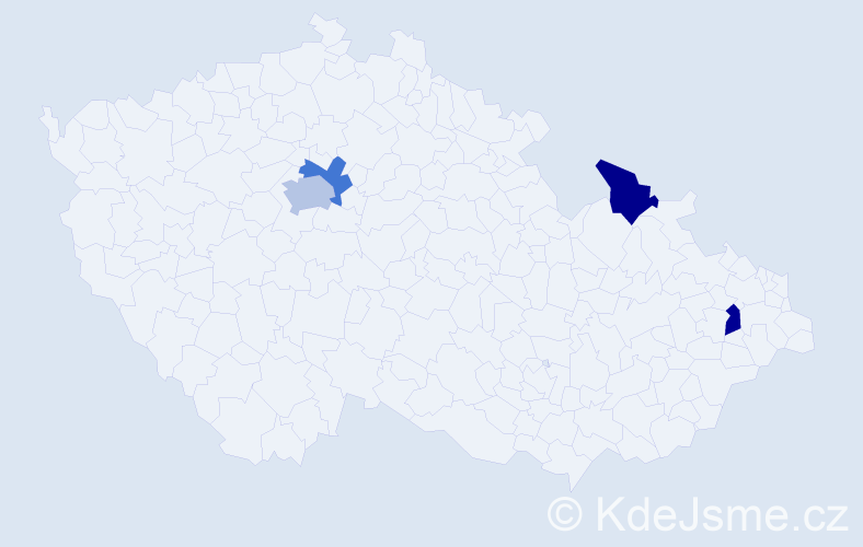 Jméno: 'Manh Quan', počet výskytů 5 v celé ČR