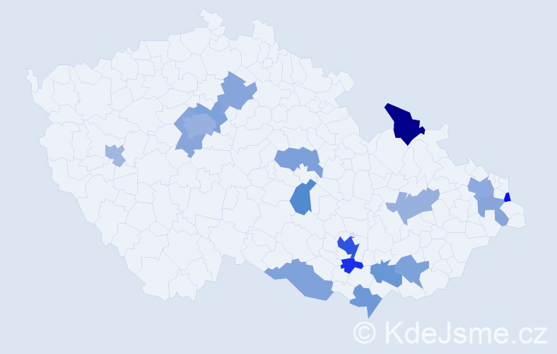 Jméno: 'Alessia', počet výskytů 31 v celé ČR