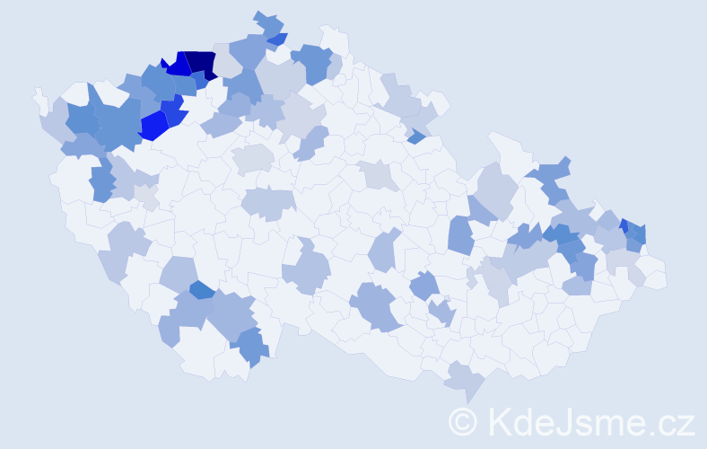 Jméno: 'Gerta', počet výskytů 147 v celé ČR