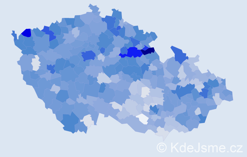 Jméno: 'Diana', počet výskytů 3961 v celé ČR