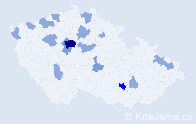 Jméno: 'Camilla', počet výskytů 31 v celé ČR