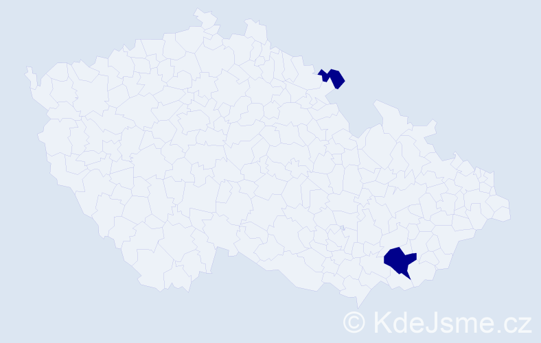 Jméno: 'Jan Štefan', počet výskytů 2 v celé ČR