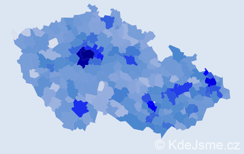 Jméno: 'Sofie', počet výskytů 5500 v celé ČR